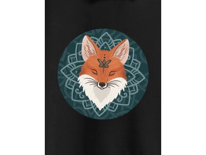 černé tričko liška