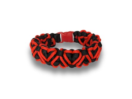 Náramek Hearts - Červená