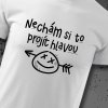 bílé tričko nechám si to projít hlavou