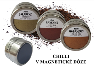 Chilli v magnetické dóze