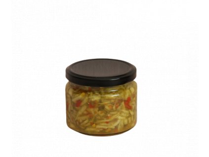 Okurkový relish s chilli ve sladkokyselém nálevu