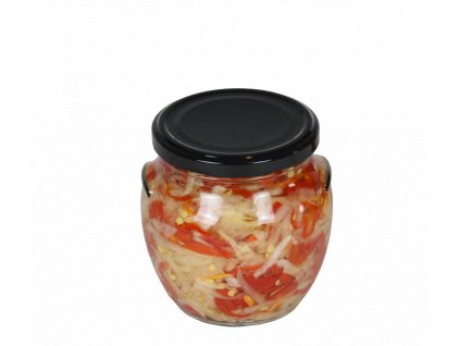 Nakládané zelí s chilli Pepper Peter ve sladkokyselém nálevu