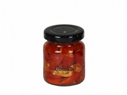 Nakládané chilli Bhut Jolokia Red ve sladkokyselém nálevu