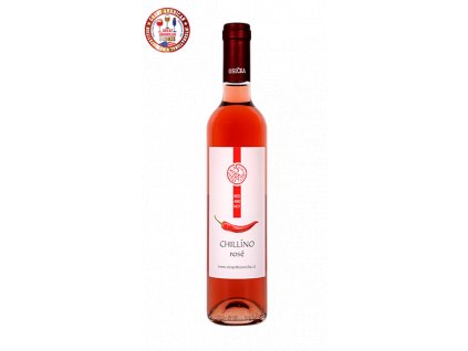 Chilli víno rosé s jemně hřejivou pálivostí