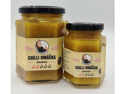 Chilli omáčka Ananas - pálivost 2