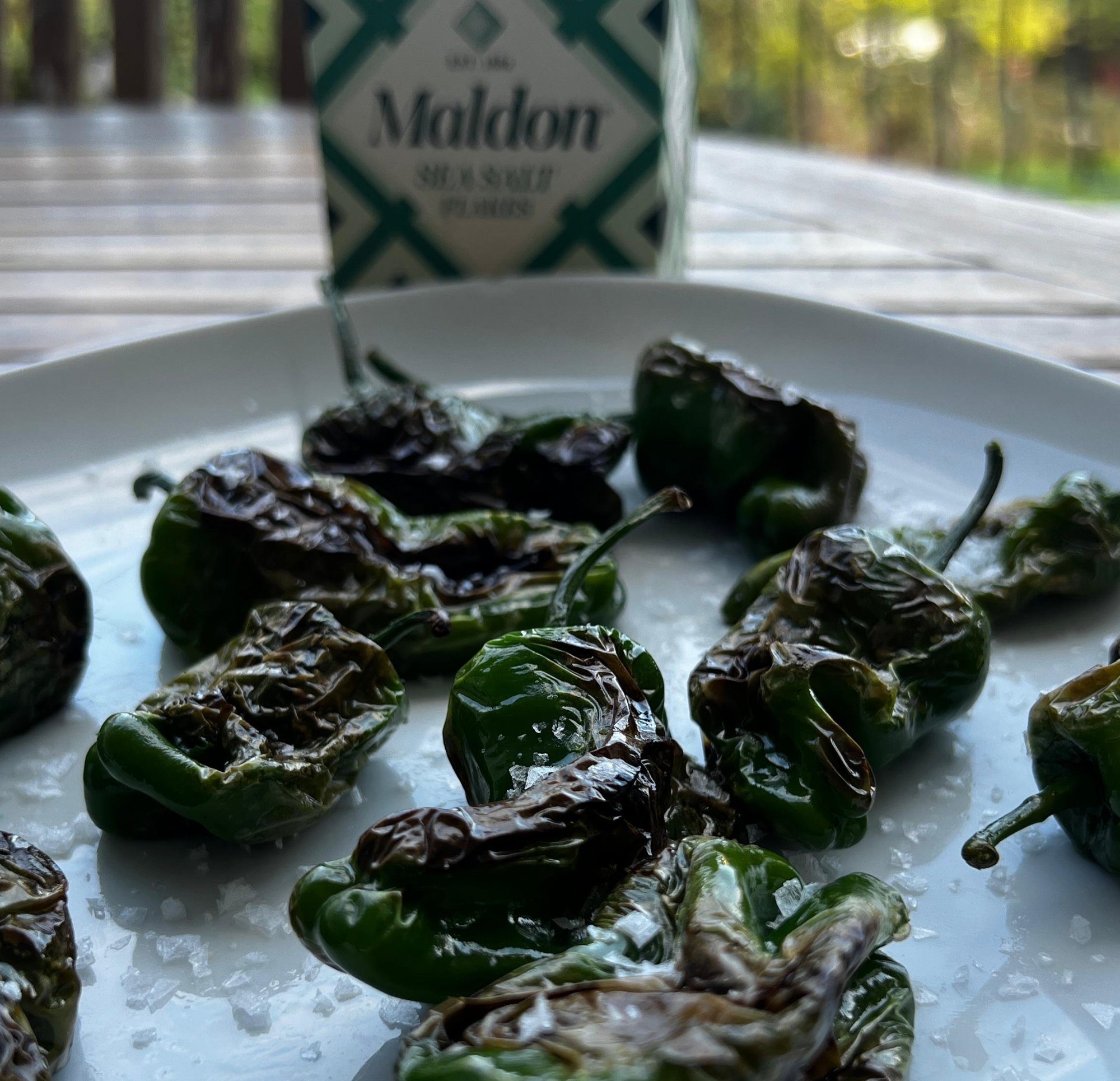 Pimientos de Padrón s Maldonskou soľou