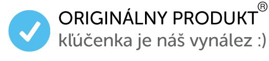 Originalny produkt - kľúčenka je náš vynález