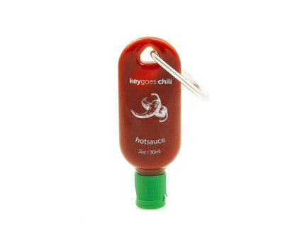 KEYGOES:CHILI HOTSAUCE – 30 ml kľúčenka s omáčkou