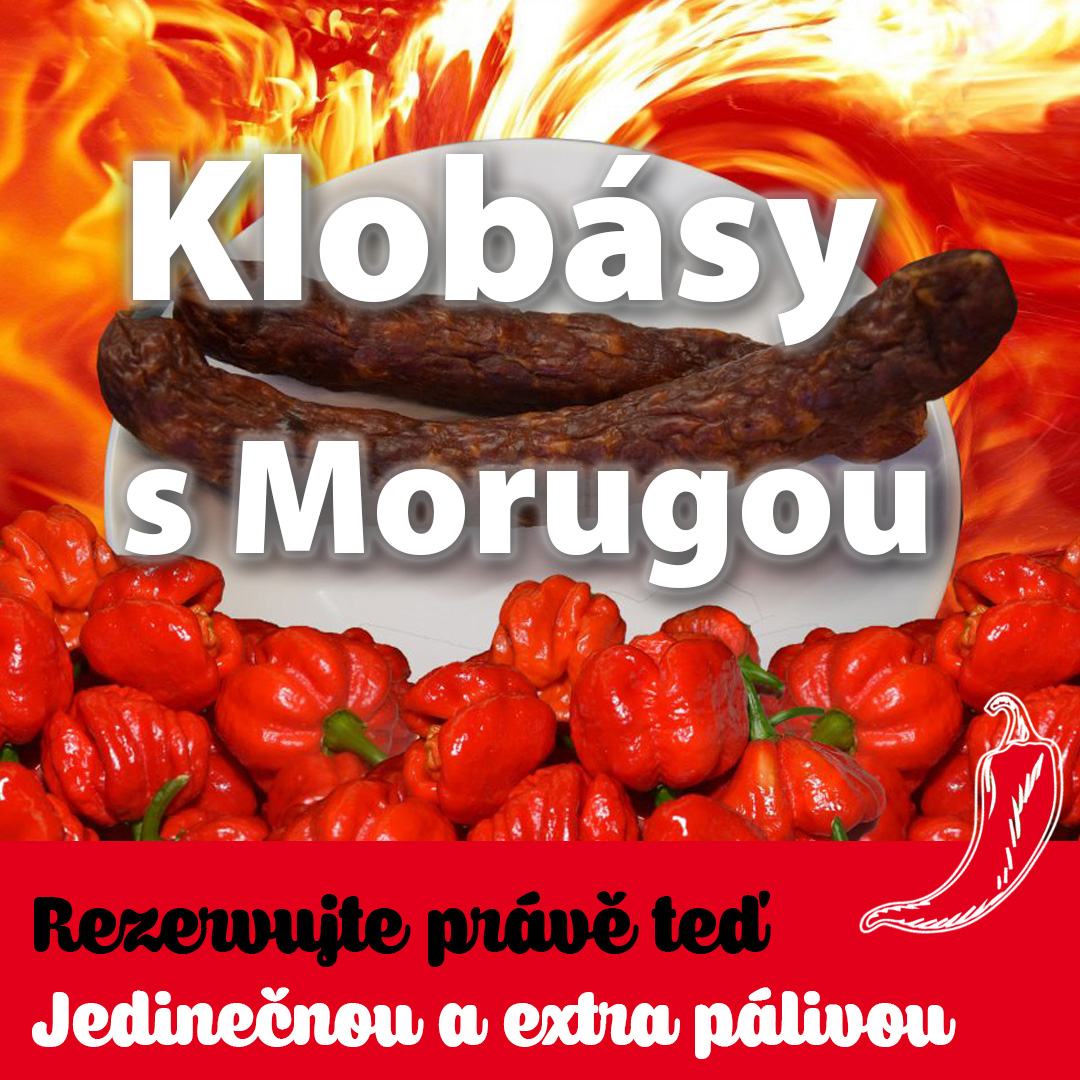 Extra pálivá klobása s morugou