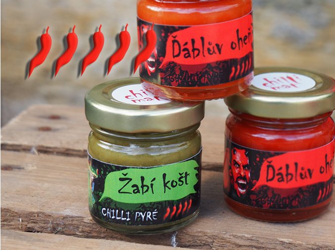 Extrémné ostré chilli Žabí hlen košt