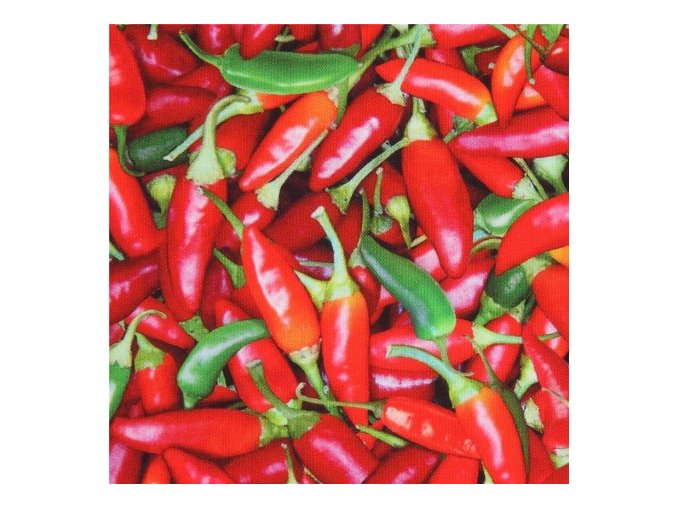 Elizabeths Studio food fabric with red chili peppers 225815 1