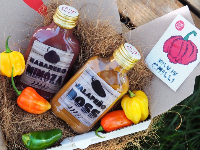 Dárkový balíček luxusní set chilli omáček