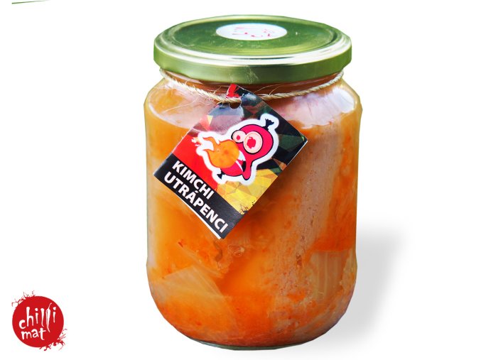 Utrápeneci v Kimchi pozadí logo