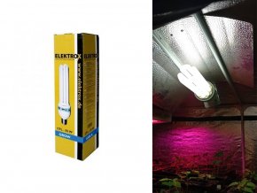 Úsporná lampa Elektrox 85W - modrobílé světlo pro růst