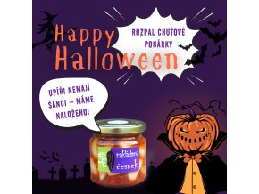 Halloween česnek