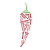 26 Pánské tričko druhy Chilli motiv.