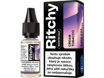 liquid ritchy salt cream tobacco 10ml 20mg