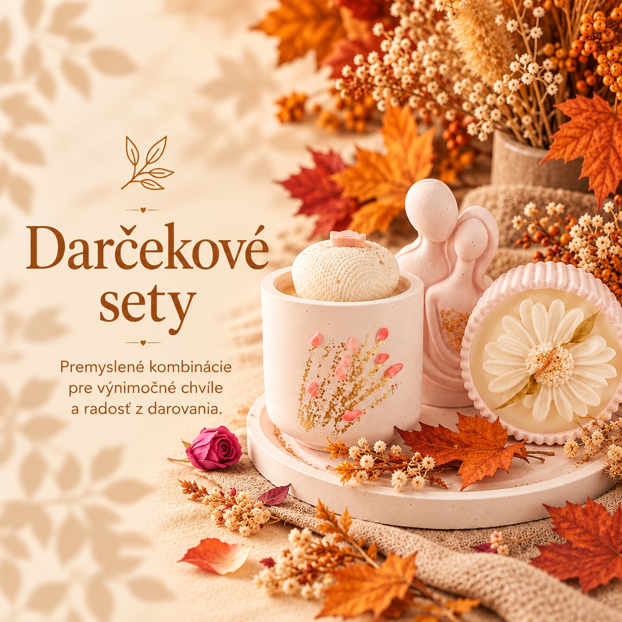Ručne vyrábané darčekové sety