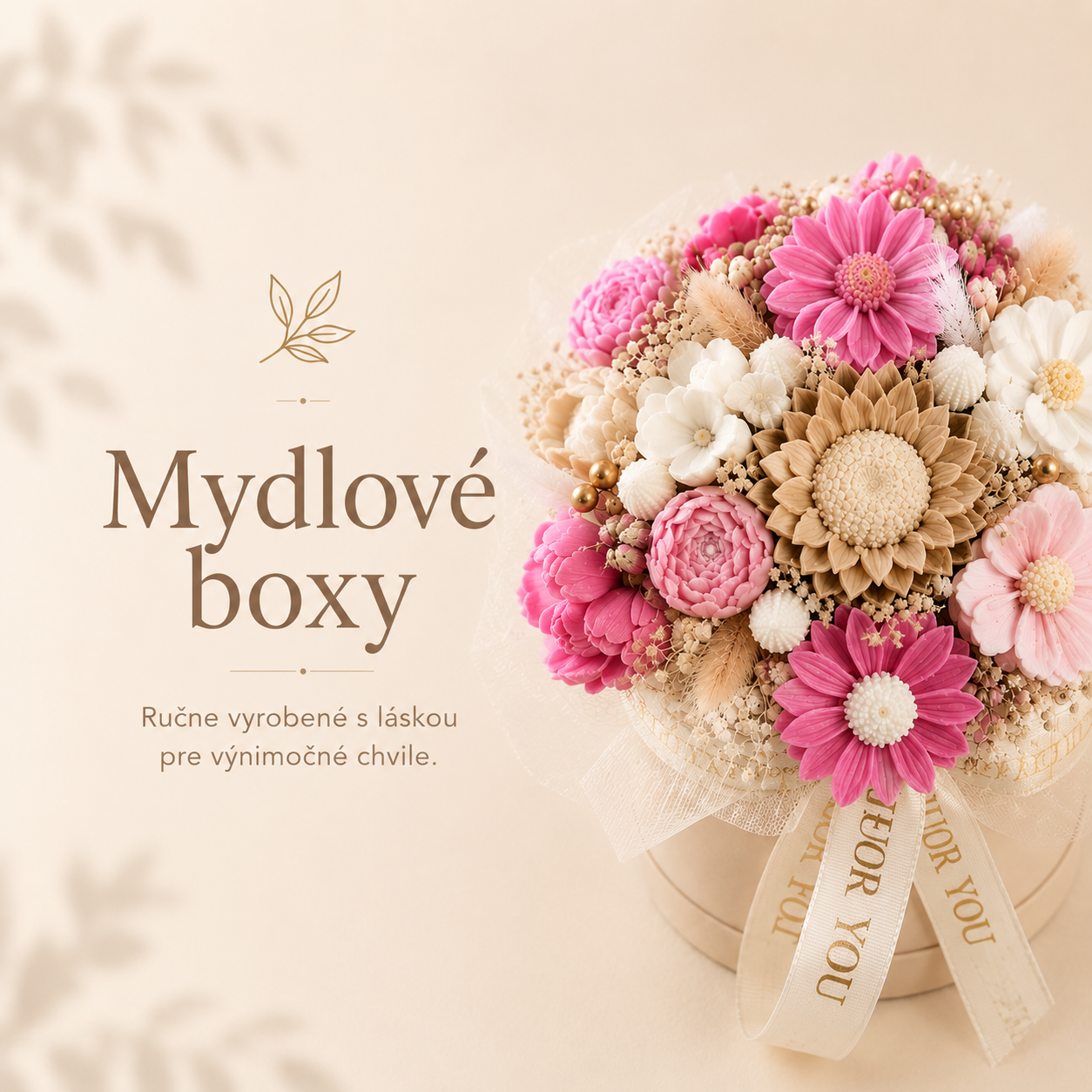 Kvetinové mydlové boxy