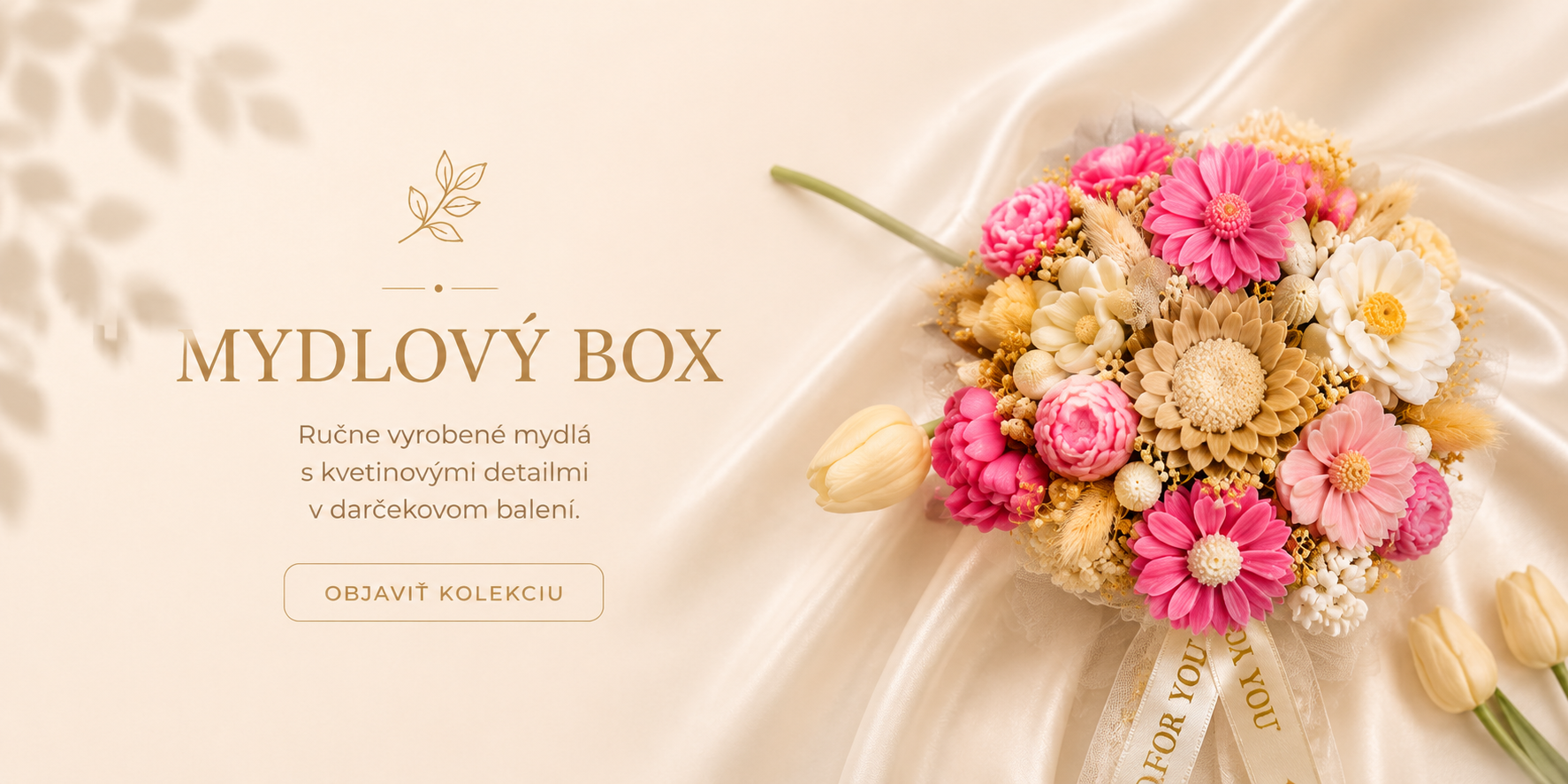 Kvetinový mydlový box