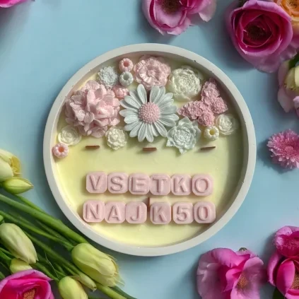 Sójová sviečka s venovaním