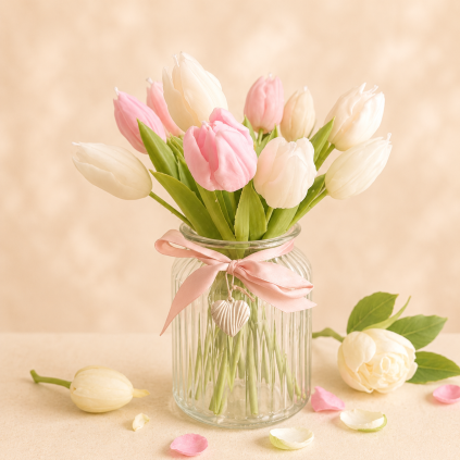 Sójová sviečka Tulipán