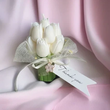 Sójová sviečka tulipán