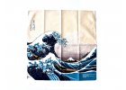 Japonský multifunkční šátek FUROSHIKI (Velká vlna a hora Fudži)