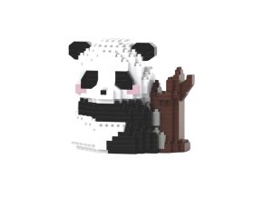 Panda stavebnice – Schovejte pandu za bambusový strom!