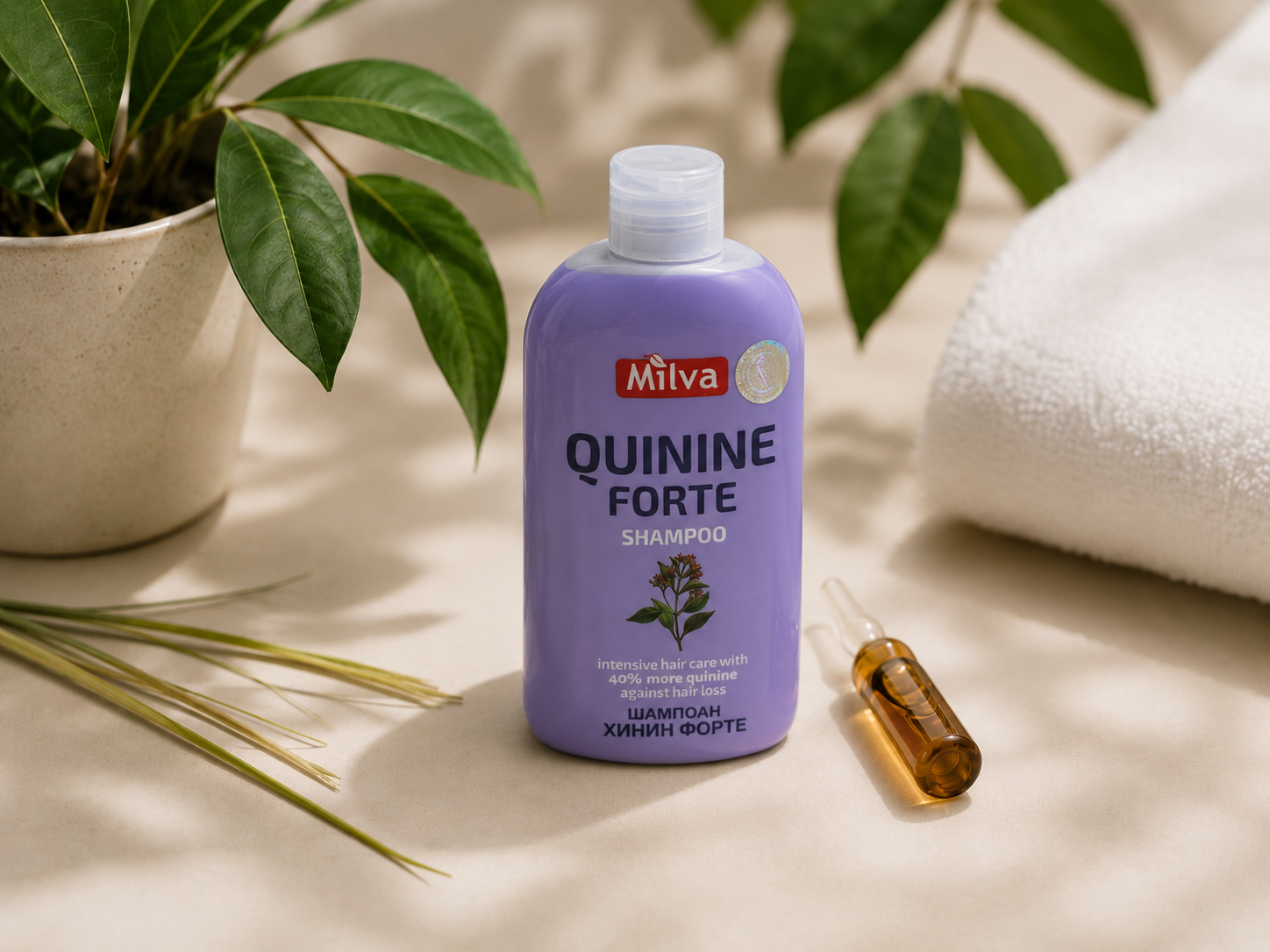 Milva Quinine Forte šampón s chinínom