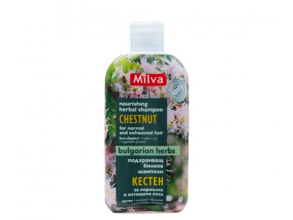 Milva výživný bylinný šampón gaštan 200 ml