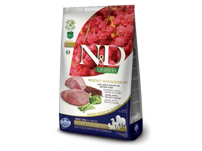 nd quinoa all adult dog weight management