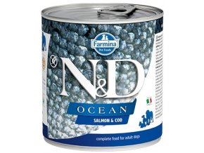 N&D DOG OCEAN Adult Salmon & Codfish 285g