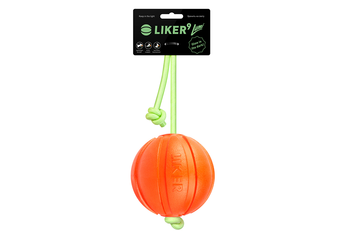 Míček pro psy Liker Lumi 9cm