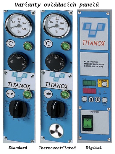 Ovládací panel sterilizátoru TITANOX