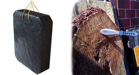 Vhodné terče/terčovnice pro vrhaní nožem!