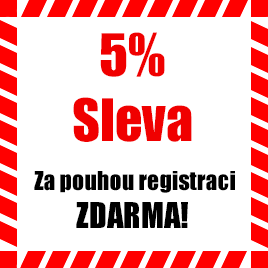 5% sleva za registraci!