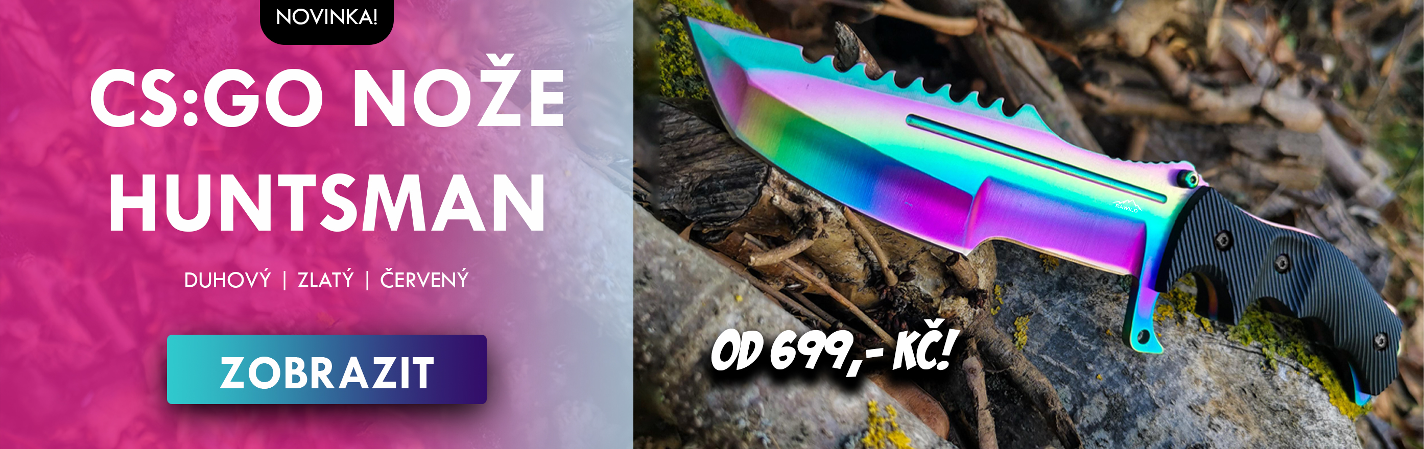 CS:GO nože | Lovecký nůž HUNTSMAN - chladnezbrane.eu