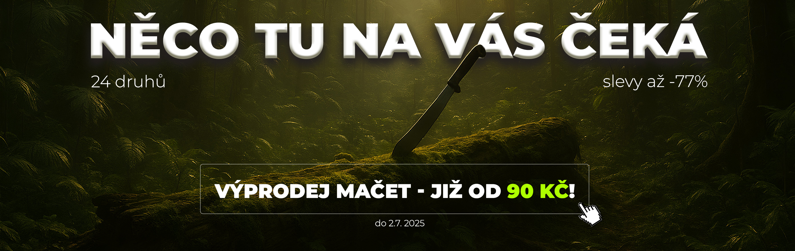 Velký výprodej mačet | mačety se slevou až 77% | www.chladnezbrane.eu