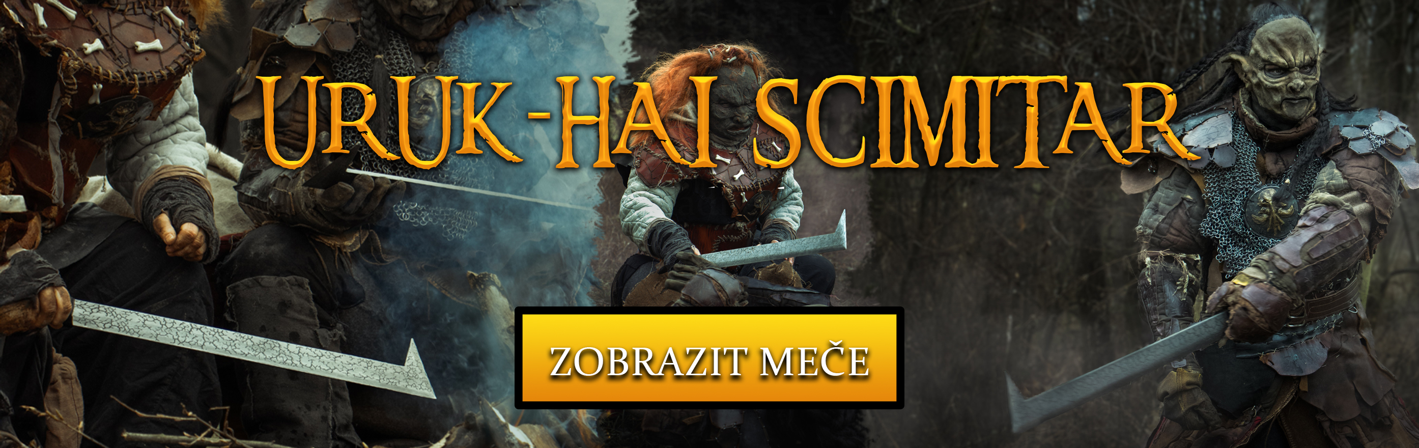 Skřetí meče URUK-HAI SCIMITAR - Pán Prstenů