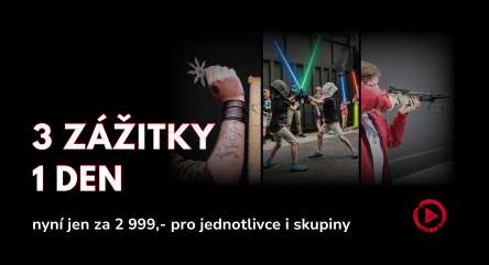 3 zážitky v 1 den