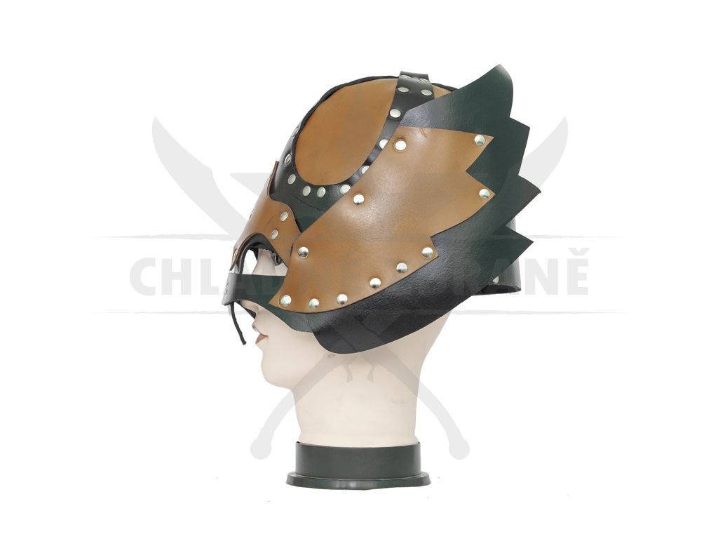 Kožená helma "BRUTUS SWORDSMAN" | chladnezbrane.eu