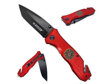 Záchranářský zavírací nůž "REDLIGHT"