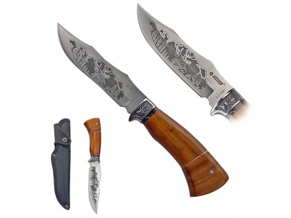 Masivní pevný nůž "KANDAR MOUNTAIN DEER" s pouzdrem