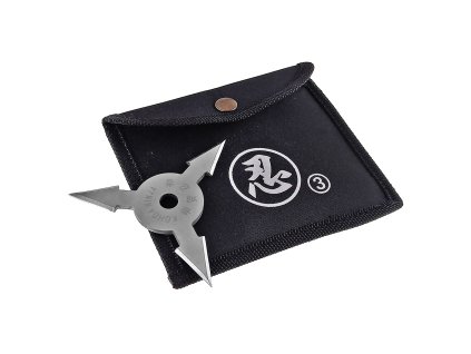 Vrhací hvězdice "ARROW" trojcípá, stříbrná