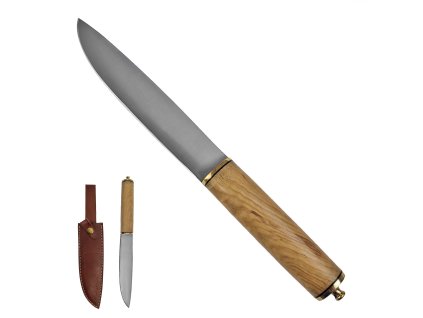 Krátký Vikingský Sax "SON OF THE NORTH" s koženým pouzdrem
