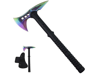 Taktická sekera "RAINBOW TOMAHAWK" s pouzdrem