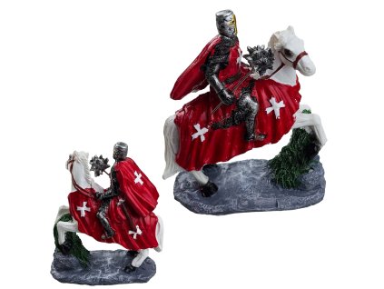 Templářská soška "CRIMSON CRUSADER"