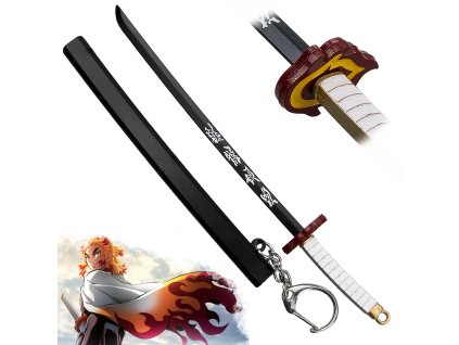 Nichirin přívěsek "KYOJURO RENGOKU SMALL" - Demon Slayer