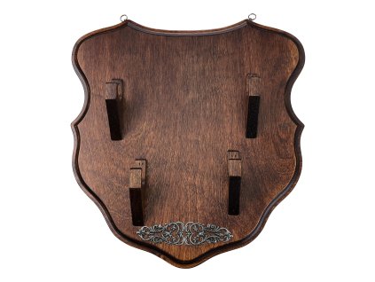 Nástěnná dřevěná plaketa "DOUBLE HOLDER"